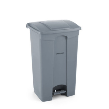 Poubelle a pedale - AmerBox - 68 L - Gris clair - 490x410xH660 mm AMERBOX au meilleur prix sur Restock CHR
