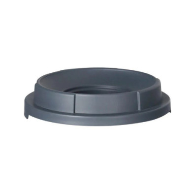 Couvercle avec ouverture pour poubelle ronde - AmerBox - s'installe sur 691038 - Gris clair - O570xH135 mm  au meilleur prix sur