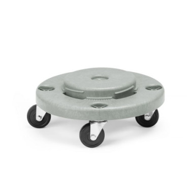 Trolley pour poubelle ronde - AmerBox - s'installe sur 691403 - O400xH165 mm  au meilleur prix sur Restock CHR