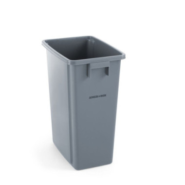 Poubelle etroite - AmerBox - 60 L - Gris clair - 455x315xH580 mm  au meilleur prix sur Restock CHR