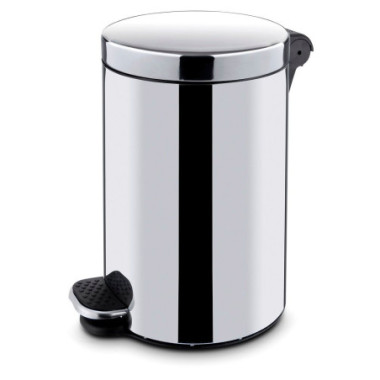 Poubelle a pedale ronde avec bac interieur - 5 L - O210xH280 mm (HENDI)  au meilleur prix sur Restock CHR