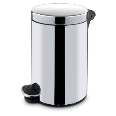 Poubelle a pedale ronde avec bac interieur - 30 L - O300xH650 mm (HENDI)  au meilleur prix sur Restock CHR