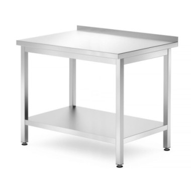 Table murale avec etagere - boulonnee - profondeur 700 mm - Profi Line - 1000x700xH850 mm (HENDI)  au meilleur prix sur Restock 