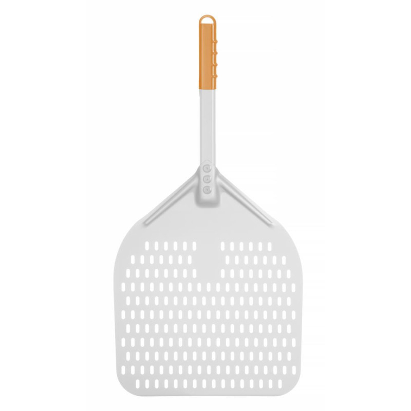 Pelle a pizza avec manche court - carree - perforee - 300x660 mm (HENDI)  au meilleur prix sur Restock CHR