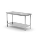 Table de travail centrale avec etagere - vissee - profondeur 600 mm - Kitchen Line - 1000x600xH850 mm (HENDI)  au meilleur prix 