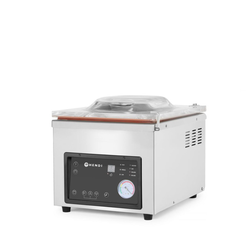 Machine a emballer sous vide avec chambre - Profi Line - bande de soudure 260 mm - 230V/370W - 330x480xH360 mm (HENDI)  au meill