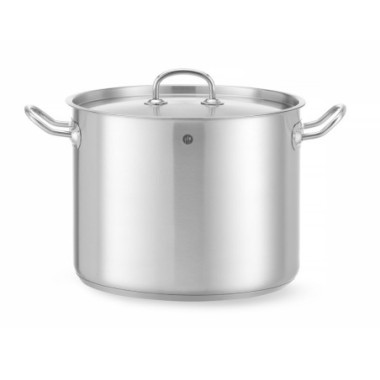 Marmite avec couvercle - Kitchen Line - 13 - 5 L - O280xH220 mm (HENDI)  au meilleur prix sur Restock CHR