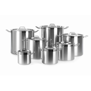 Marmite haute - avec couvercle - Profi Line - 9 - 8 L - O240xH220 mm (HENDI)  au meilleur prix sur Restock CHR