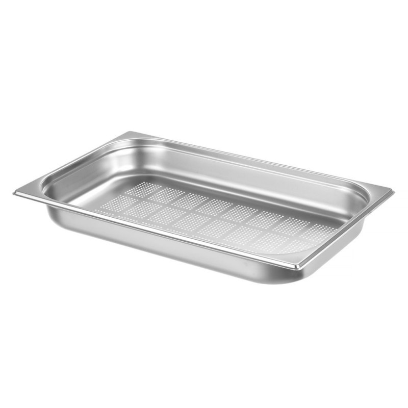 Bac gastronorme GN 1/1 perfore - Kitchen Line - GN 1/1 - 9 L - H65 mm (HENDI)  au meilleur prix sur Restock CHR