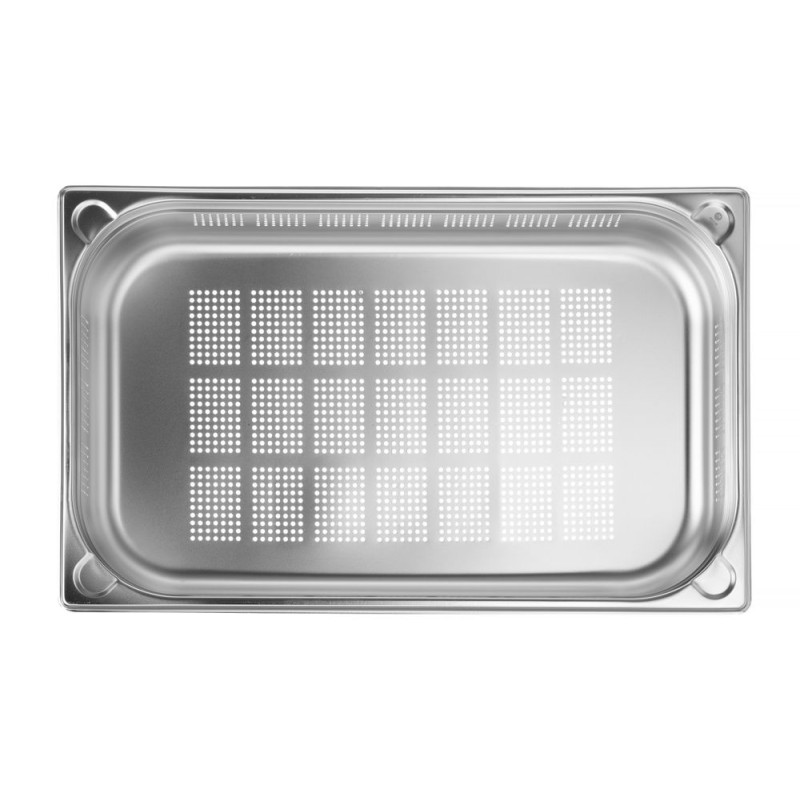 Bac gastronorme GN 1/1 perfore - Kitchen Line - GN 1/1 - 9 L - H65 mm (HENDI)  au meilleur prix sur Restock CHR
