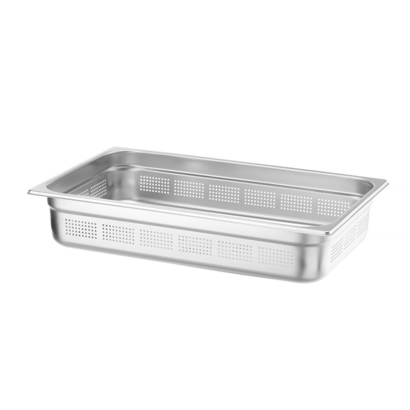 Bac gastronorme GN 1/1 perfore - Profi Line - GN 1/1 - 14 L - H100 mm (HENDI)  au meilleur prix sur Restock CHR
