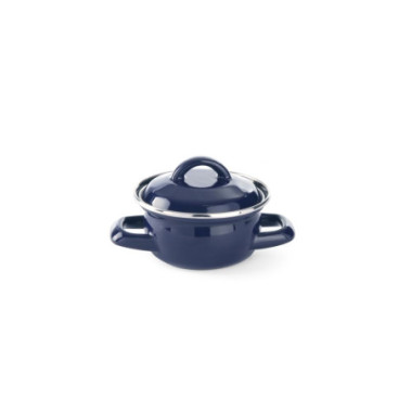 Marmite a soupe ou a sauce - avec couvercle - 0 - 3 L - Bleu - O115xH90 mm (HENDI)  au meilleur prix sur Restock CHR