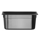 Bac gastronorme 1/3 - Profi Line - GN 1/3 - 5 - 7 L - Noir - 325x176xH150 mm (HENDI)  au meilleur prix sur Restock CHR