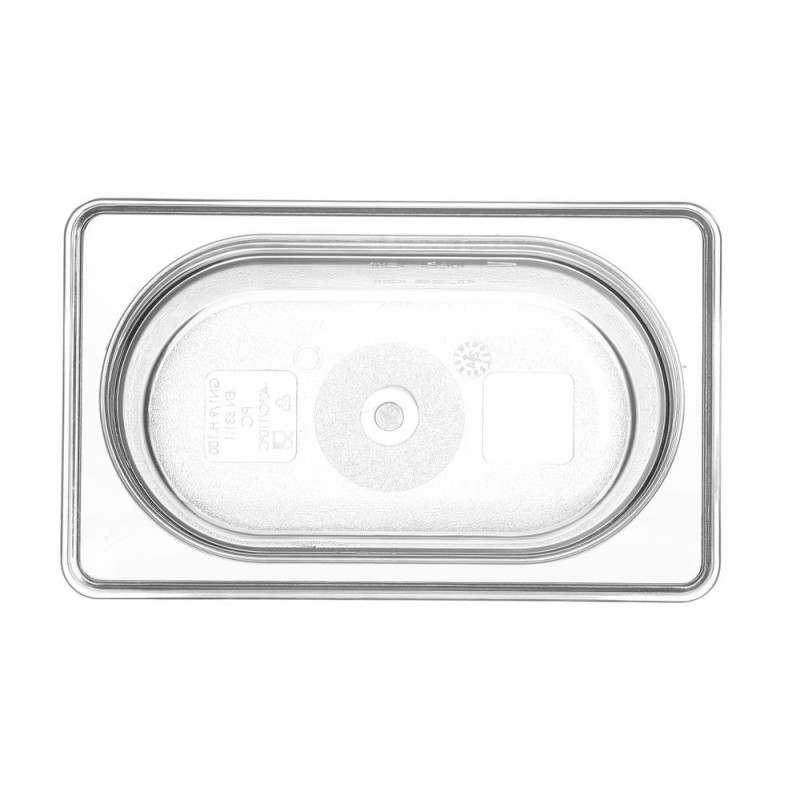 Bac Gastronorme 1/9 - Profi Line - GN 1/9 - 1 L - Transparent - 176x108xH100 mm (HENDI)  au meilleur prix sur Restock CHR