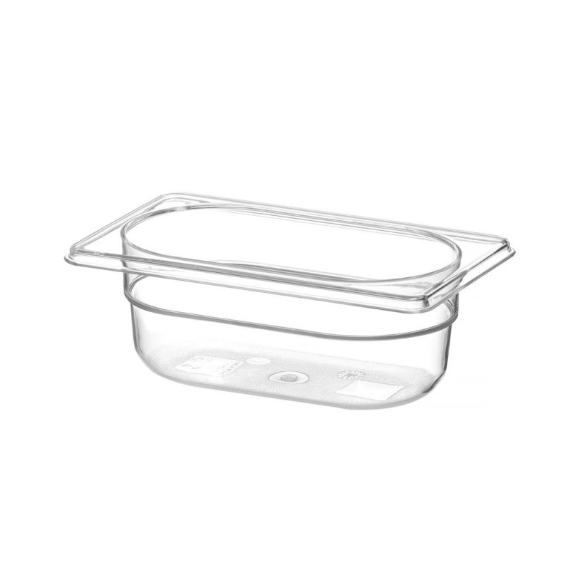 Bac Gastronorme 1/9 - Profi Line - GN 1/9 - 0 - 6 L - Transparent - 176x108xH65 mm (HENDI)  au meilleur prix sur Restock CHR