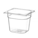 Bac Gastronorme 1/6 - Profi Line - GN 1/6 - 2 - 4 L - Transparent - 176x162xH150 mm (HENDI)  au meilleur prix sur Restock CHR