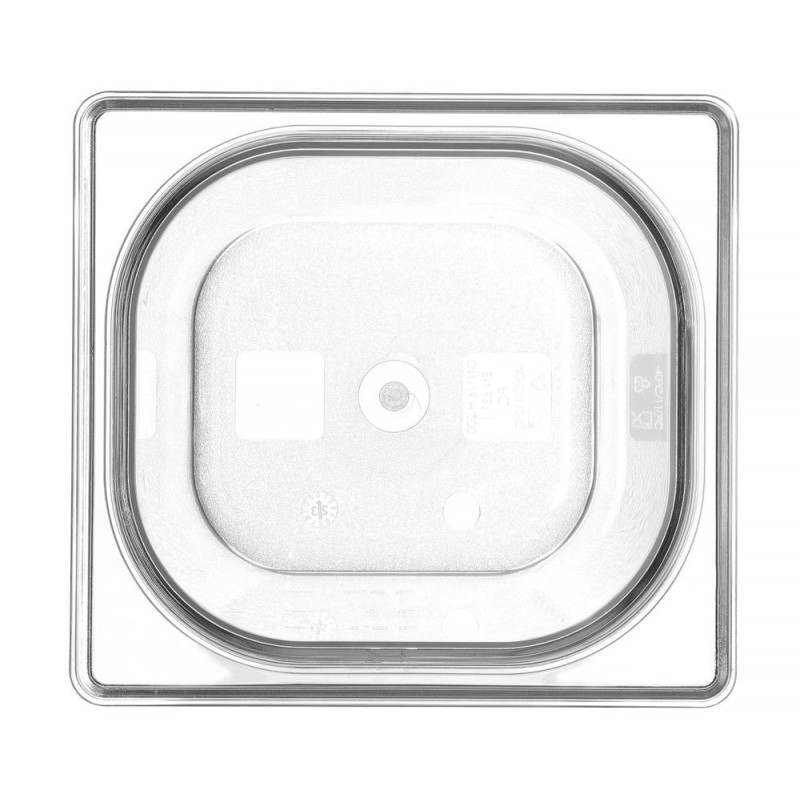 Bac Gastronorme 1/6 - Profi Line - GN 1/6 - 2 - 4 L - Transparent - 176x162xH150 mm (HENDI)  au meilleur prix sur Restock CHR