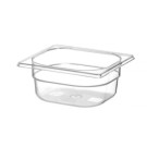 Bac Gastronorme 1/6 - Profi Line - GN 1/6 - 1 L - Transparent - 176x162xH65 mm (HENDI)  au meilleur prix sur Restock CHR