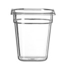 Bac Gastronorme 1/6 - Profi Line - GN 1/6 - 1 L - Transparent - 176x162xH65 mm (HENDI)  au meilleur prix sur Restock CHR