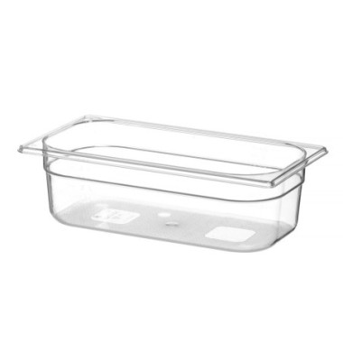 Bac Gastronorme 1/3 - Profi Line - GN 1/3 - 4 L - Transparent - 325x176xH100 mm (HENDI)  au meilleur prix sur Restock CHR