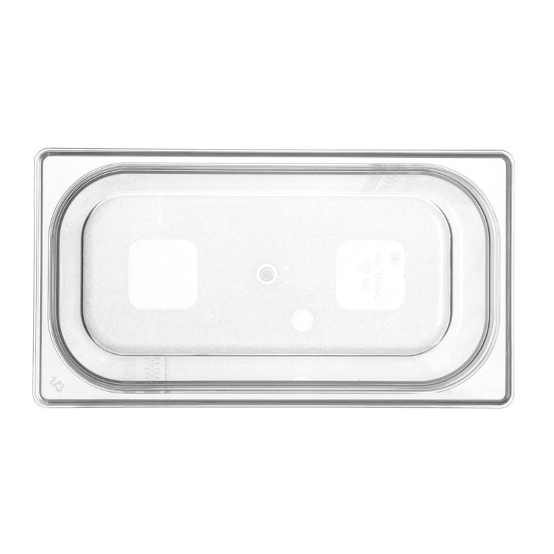 Bac Gastronorme 1/3 - Profi Line - GN 1/3 - 2 - 5 L - Transparent - 325x176xH65 mm (HENDI)  au meilleur prix sur Restock CHR