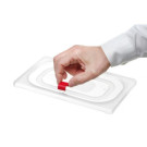 Clips de couvercle pour des boites de stockage HACCP - Rouge - 12 u (HENDI)  au meilleur prix sur Restock CHR