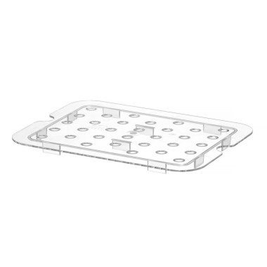 Egouttoir gastronorme - Profi Line - GN 1/2 - Transparent - 265x206 mm (HENDI)  au meilleur prix sur Restock CHR