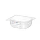 Bac Gastronorme 1/6 - GN 1/6 - 1 L - Transparent - 176x162xH65 mm (HENDI)  au meilleur prix sur Restock CHR