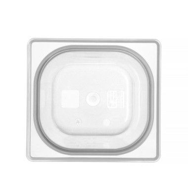 Bac Gastronorme 1/6 - GN 1/6 - 1 L - Transparent - 176x162xH65 mm (HENDI)  au meilleur prix sur Restock CHR