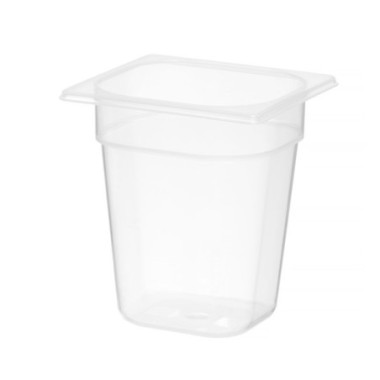 Bac Gastronorme 1/6 - Profi Line - GN 1/6 - 2 - 4 L - Transparent - 176x162xH150 mm (HENDI)  au meilleur prix sur Restock CHR