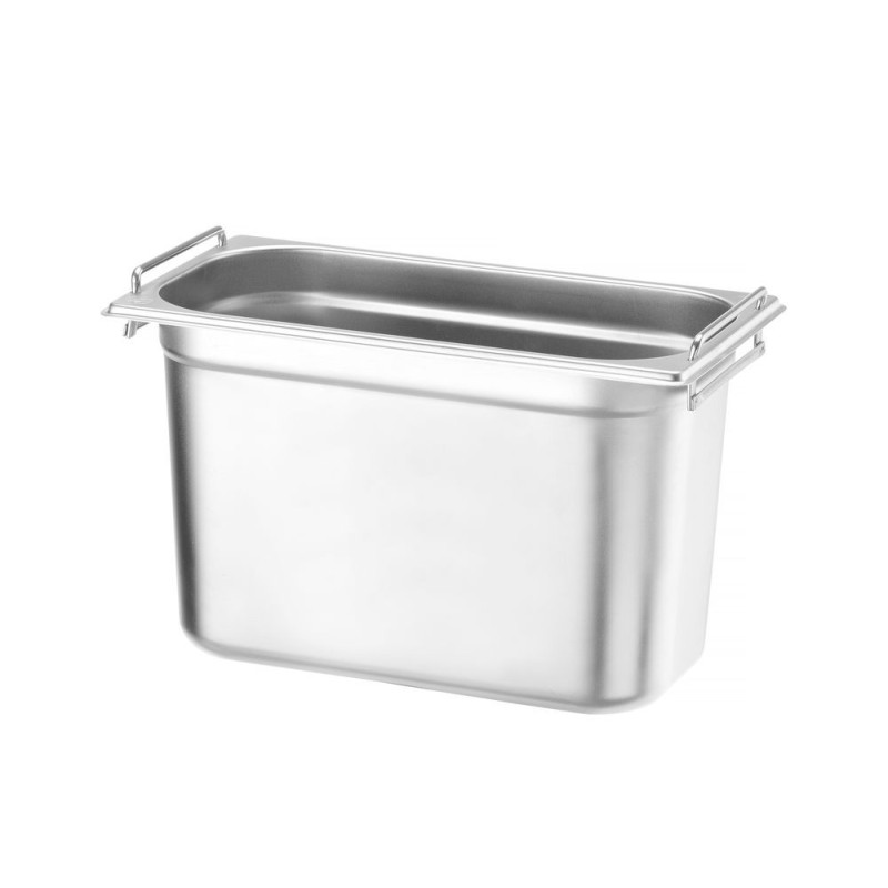 Bac gastronorme GN 1/3 avec poignees - Budget Line - GN 1/3 - 5 - 7 L - 325x176xH150 mm (HENDI)  au meilleur prix sur Restock CH