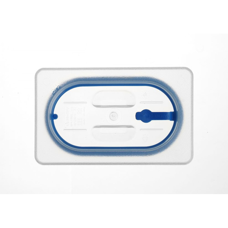 Couvercles pour bacs GN en polypropylene avec fermeture hermetique - GN 1/9 - Transparent - 176x108 mm (HENDI)  au meilleur prix