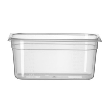 Bac Gastronorme 1/3 - Profi Line - GN 1/3 - 5 - 7 L - Transparent - 325x176xH150 mm (HENDI)  au meilleur prix sur Restock CHR