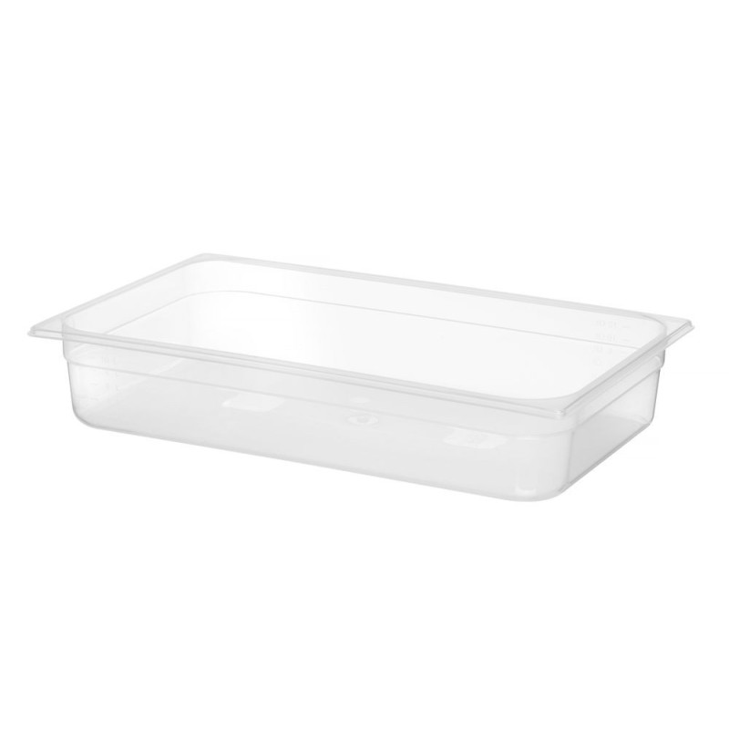 Bac Gastronorme 1/1 - Profi Line - GN 1/1 - 14 L - Transparent - 530x325xH100 mm (HENDI)  au meilleur prix sur Restock CHR