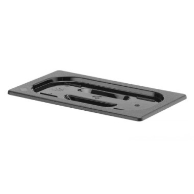 Couvercle gastronorme - GN 1/4 - Noir - 265x162 mm (HENDI)  au meilleur prix sur Restock CHR