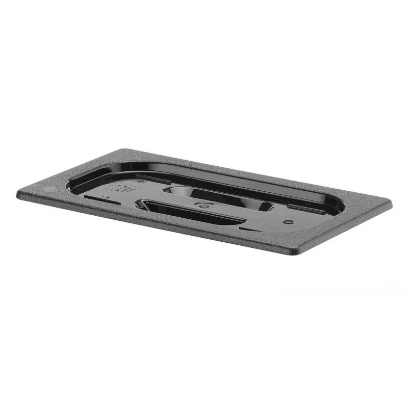 Couvercle gastronorme - GN 1/4 - Noir - 265x162 mm (HENDI)  au meilleur prix sur Restock CHR