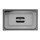 Couvercle gastronorme - GN 1/4 - Noir - 265x162 mm (HENDI)  au meilleur prix sur Restock CHR