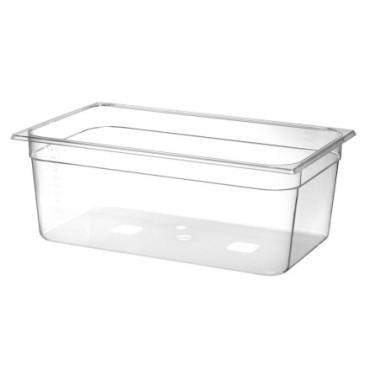 Bac Gastronorme 1/1 - Profi Line - GN 1/1 - 21 L - Transparent - 530x325xH150 mm (HENDI)  au meilleur prix sur Restock CHR