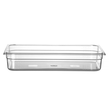 Bac Gastronorme 1/1 - Profi Line - GN 1/1 - 14 L - Transparent - 530x325xH100 mm (HENDI)  au meilleur prix sur Restock CHR