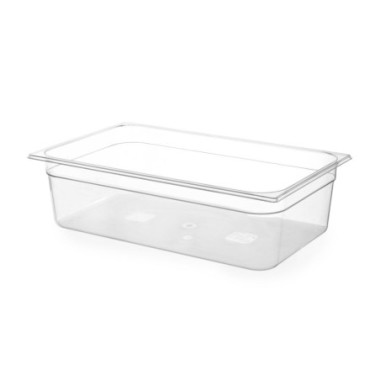 Bac Gastronorme 1/1 - Profi Line - GN 1/1 - 14 L - Transparent - 530x325xH100 mm (HENDI)  au meilleur prix sur Restock CHR