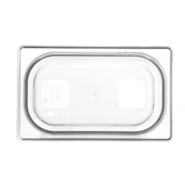 Bac Gastronorme 1/4 - Profi Line - GN 1/4 - 5 - 5 L - Transparent - 265x162xH200 mm (HENDI)  au meilleur prix sur Restock CHR