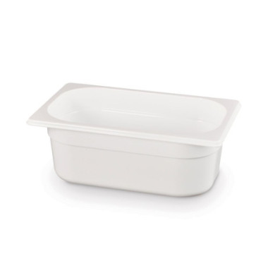 Bac gastronorme 1/4 - GN 1/4 - 2 - 8 L - Blanc - 265x162xH100 mm (HENDI)  au meilleur prix sur Restock CHR