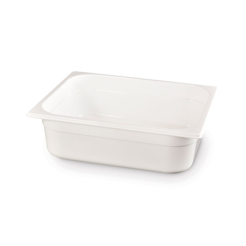 Bac gastronorme 1/2 - GN 1/2 - 4 L - Blanc - 325x265xH65 mm (HENDI)  au meilleur prix sur Restock CHR
