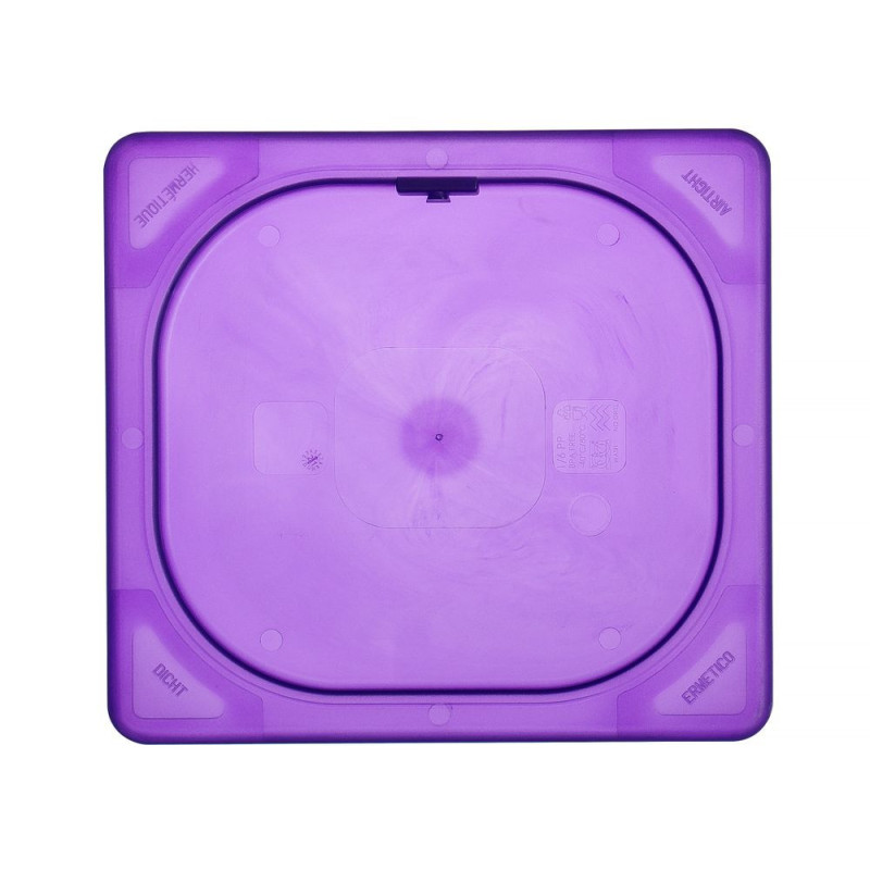 Couvercle Gastronorme violet - GN 1/6 - Violet - 176x162 mm (HENDI)  au meilleur prix sur Restock CHR