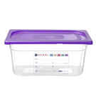 Couvercle Gastronorme violet - GN 1/6 - Violet - 176x162 mm (HENDI)  au meilleur prix sur Restock CHR