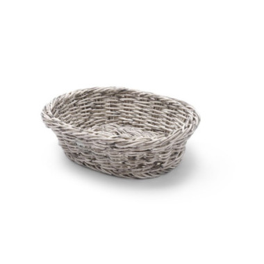 Corbeille a pain ovale - Gris clair - 250x190xH65 mm (HENDI)  au meilleur prix sur Restock CHR