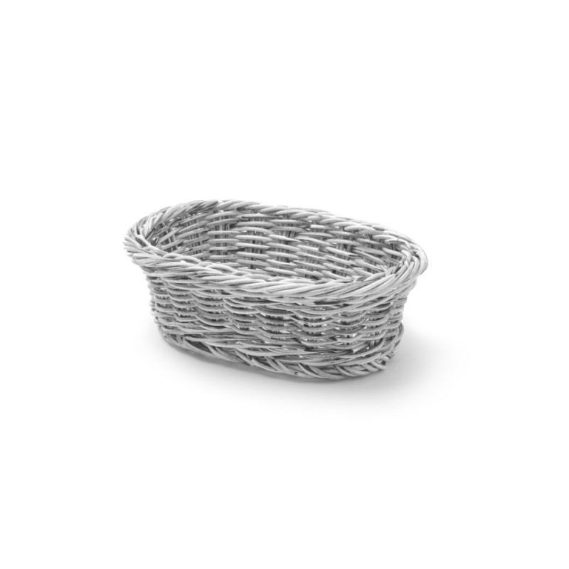 Corbeille a pain ovale - Gris clair - 190x120xH60 mm (HENDI)  au meilleur prix sur Restock CHR