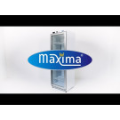 Réfrigérateur Professionnel 400L Blanc avec Porte en Verre Système de Refroidissement Ventilé - Maxima  au meilleur prix sur Res