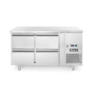 Refrigerateur comptoir avec quatre tiroirs Profi LIne 280 L - Profi Line - 230V/250W - 1360x700xH858 mm (Arktic)  au meilleur pr
