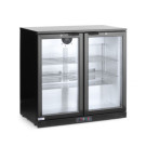 Arriere de bar double porte - 158 L - Noir - 220-240V/160W - 900x530xH870 mm (Arktic)  au meilleur prix sur Restock CHR